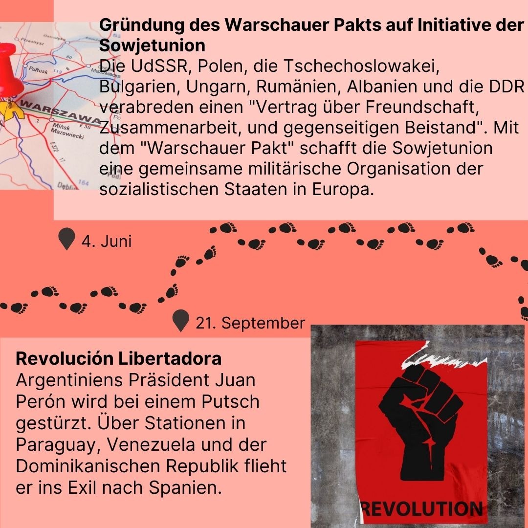 Zeitreise 1955 | Revolución Libertadora und Warschauer Pakt