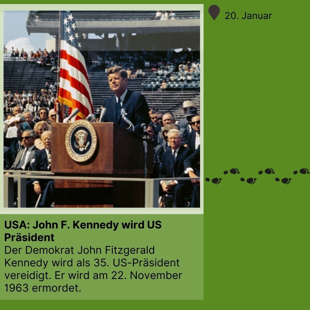 Zeitreise 1961 | John F. Kennedy wird US Präsident