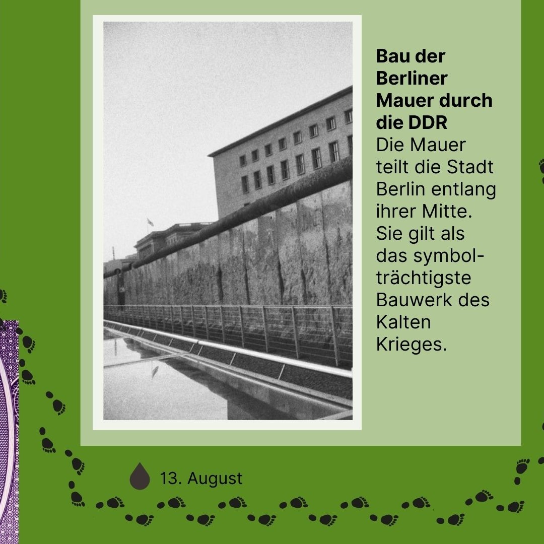 Zeitreise 1961 | Bau der Berliner Mauer