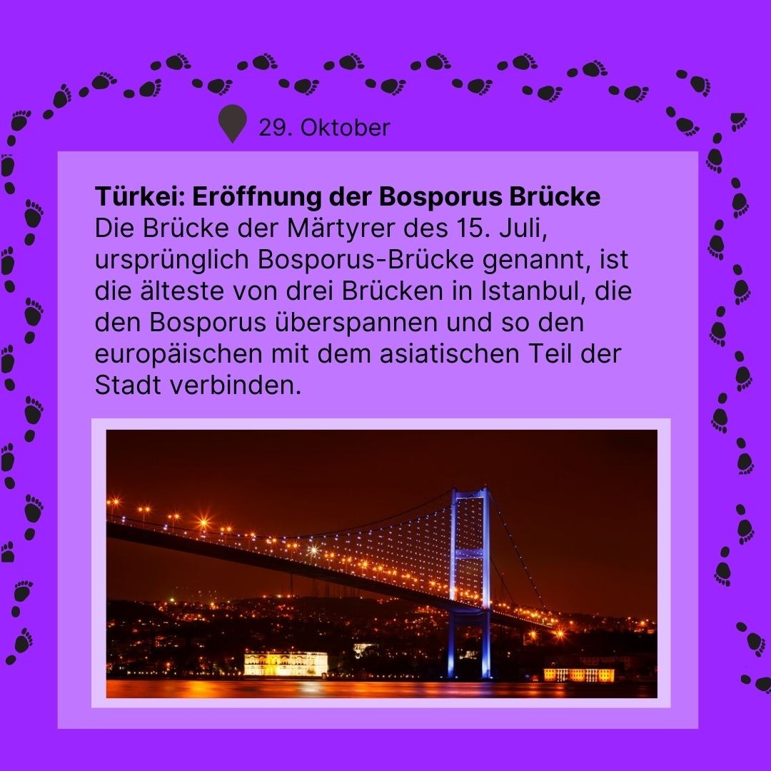 Zeitreise 1973 | Eröffnung der Bosporus Brücke