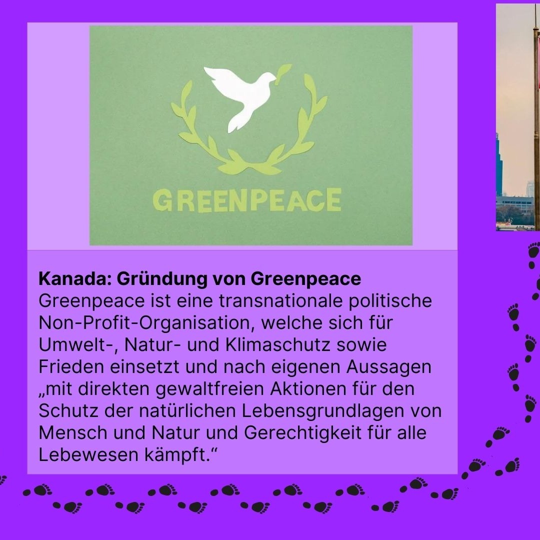 Zeitreise 1971 | Gründung von Greenpeace
