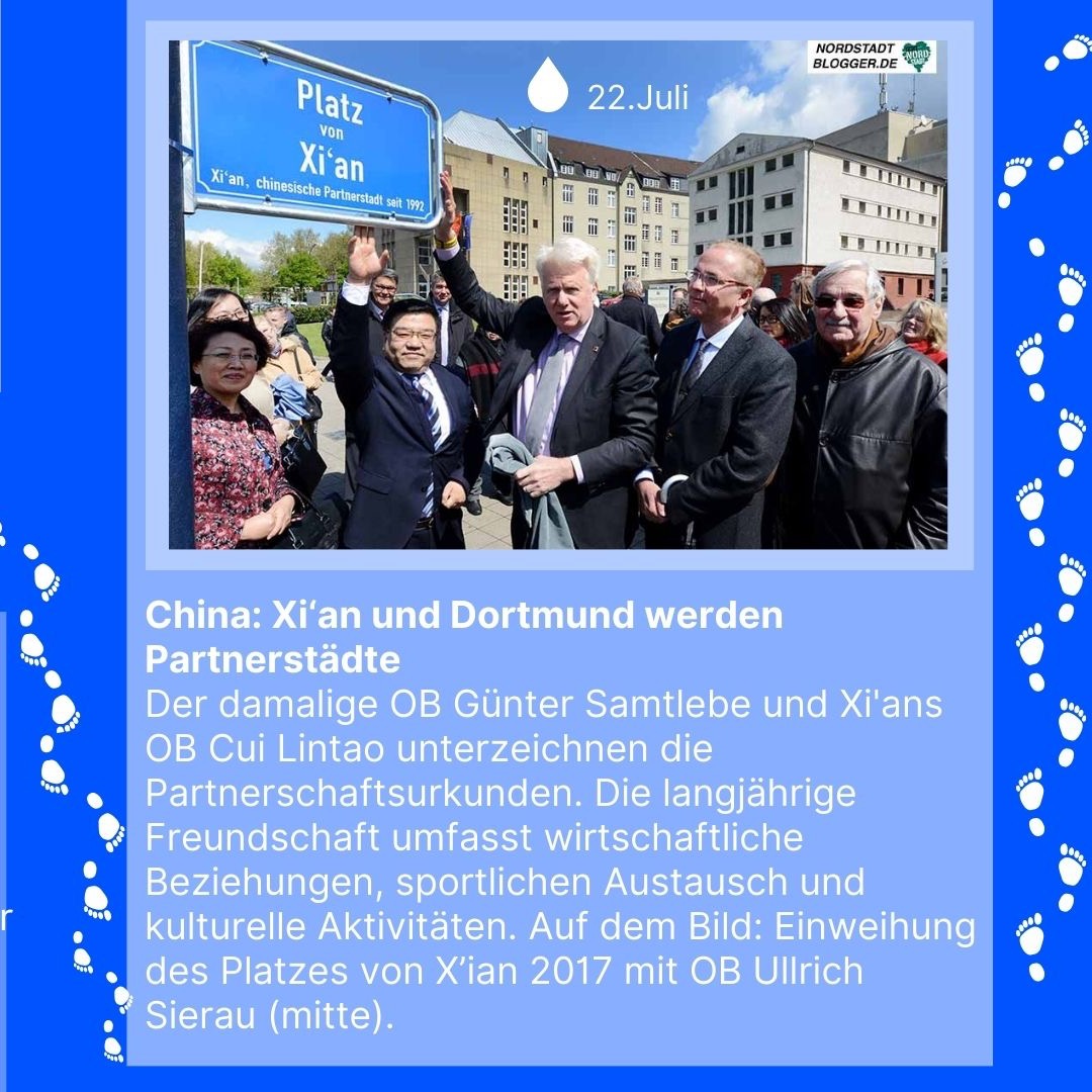 Zeitreise 1992 | Xi'an und Dortmund werden Partnerstädte