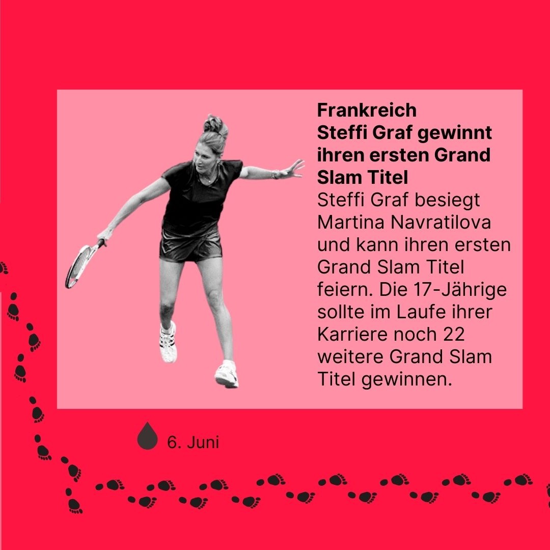 Zeitreise 1987 | Steffi Graf gewinnt ihren ersten Grand Slam Titel